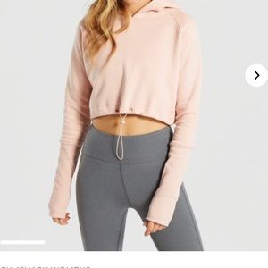 Gymshark Slounge Drawcord Crop Hoodie